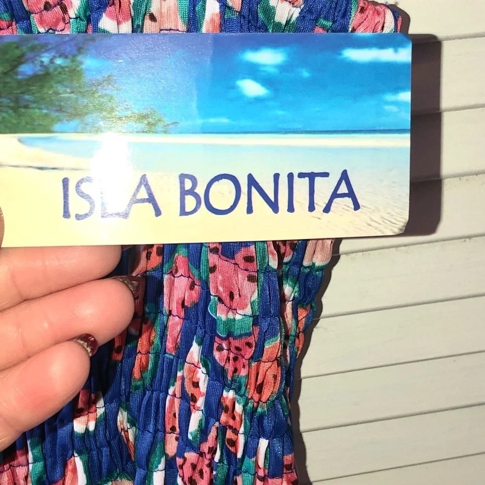 Isla Bonita Watermelon Swim Cover up